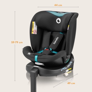 Scaun auto pentru copii LIONELO NAVY i-Size, 40-150 cm, rotativ 360, ISOFIX - Img 9