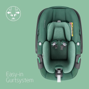 Scaun auto pentru copii Maxi-Cosi Pebble 360, 0-15 luni, dublu sistem de rotire, verde esential - Img 5