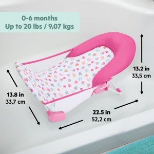 Scaun de baie pentru bebelusi Disney Baby Minnie Mouse, 2 pozitii, 0-6 luni, Bright Starts - Img 8