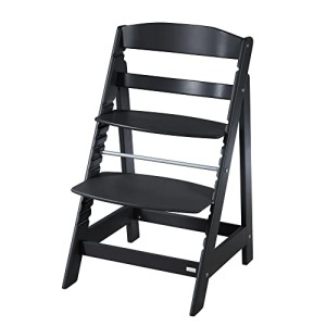 Scaun de masa Babyhochstuhl Sit Up Flex - din lemn, ajustabil, negru - Img 2