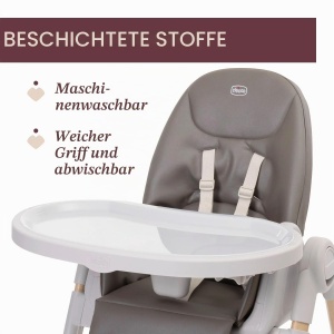 Scaun de masa Chicco Polly Armonia, 3 in 1, 9 inaltimi, culori variate, pana la 40 kg - Img 4