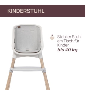 Scaun de masa Chicco Zest, pentru bebelusi, usor, ajustabil, compact - Img 3