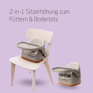 Scaun de masa Maxi-Cosi Jay 2-in-1 6 luni - 3 ani Elegance Beige compact si usor de curatat - Img 2