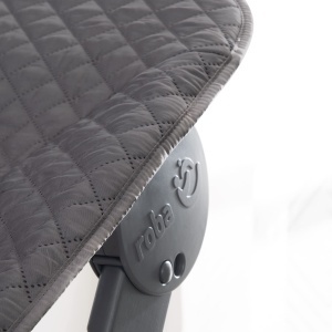 Scaun de masa pentru copii Roba Born Up 2in1, cu suport pentru nou-nascuti, culoare anthrazit - Img 6