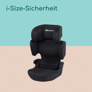 Scaun inaltator Bebeconfort Road Safe i-Size, Scaun pentru copii i-Size, instalare cu centura de siguranta, de la 3,5 ani pana la 12 ani, 15-36 kg, 100-150 cm, Negru complet - Img 7