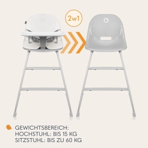 Scaun pentru copii LIONELO DALIA 2-in-1, 6-36 luni, 15 kg, cu 5-puncte de siguranta - Img 3