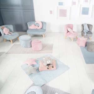 Scaun pentru copii roba Lil Sofa, culoare SkyHellblau, 27 cm inaltime - Img 10