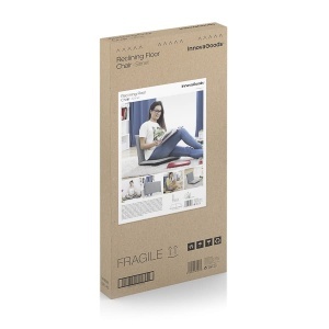 Scaun pliabil InnovaGoods Sitinel negru-gri spatar reglabil design modern - Img 13