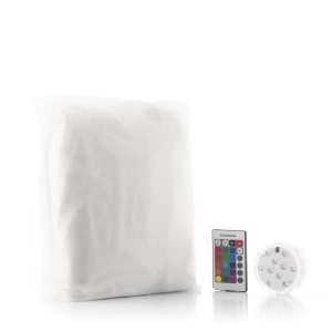 Scaun umflat Chight InnovaGoods cu LED-uri colorate si telecomanda, gri - Img 8