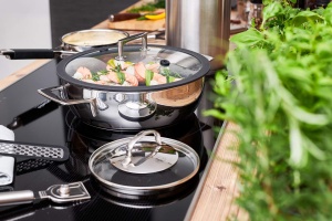 Schimbator de lame pentru plite ceramice ROSLE Reiniger din inox cu maner ergonomic si lame interschimbabile - Img 4