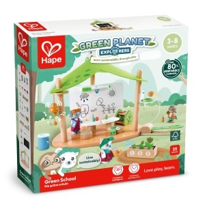 Scoala de exploratori Hape Green Planet, set de joc Green Planet Explorers - Img 2