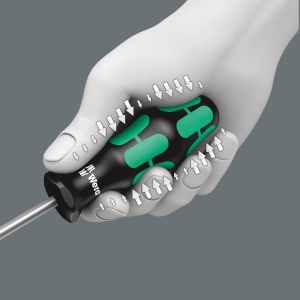 Screwdriver cu maner Kraftform Plus Wera 335, 0.4 x 2.5 x 75 mm, Nicromatt - Img 8