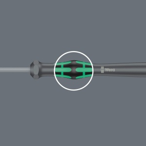 Screwdriver cu maner micro Wera 2054, 1.5 x 60 mm, pentru electronica - Img 8