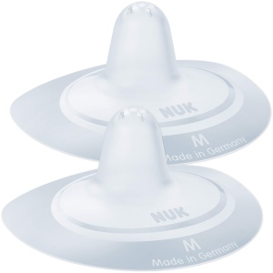 Scuturi pentru sfarcuri NUK | Sfarcuri pentru alaptare | Protejeaza impotriva mameloanelor dureroase | silicon subtire | Marimea M (20mm) | inclusiv cutie de protectie | 2 bucati