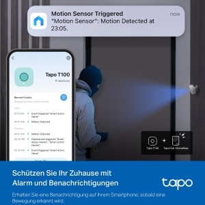 Senzor de Miscare TP-Link Tapo T100, Detectie pe 7 metri, Lunga Durata de Viata a Bateriei - Img 6