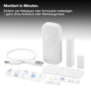 Senzor inteligent LEDVANCE SMART WiFi, interior, alb, reincarcare USB-C - Img 7