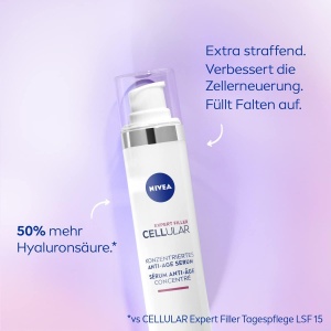 Serum Anti-Aging NIVEA Cellular Expert Filler 40ml cu Hyaluron si Folsau - Img 2