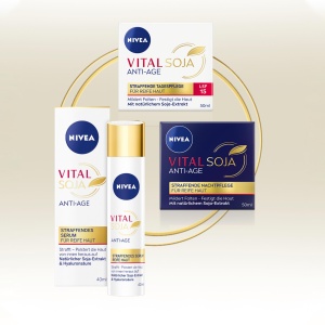 Serum Anti-Aging NIVEA Vital Soja 40 ml cu Hyaluron si Extract de Soja pentru Fete Maturi - Img 5