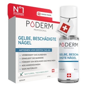 Serum pentru unghii PODERM - Formula naturala, ingrijire intensiva, Swiss Made