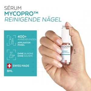Serum purificator pentru unghii PODERM MycoPro 8ml - cu extracte naturale de lamaie si rozmarin - Img 5