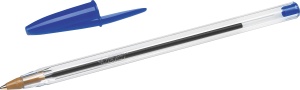 Set 150 Stilouri BIC Cristal Original, Culoare Albastra, Tip 1.0 mm - Img 3