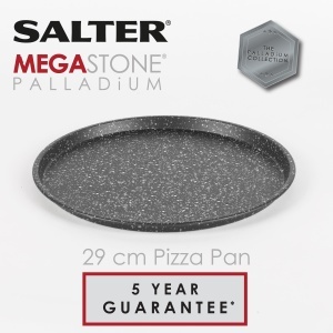 Set 2 Pachete Pizzablechuri Salter Megastone 29cm, Carbon, Antiaderent, Gri - Img 3