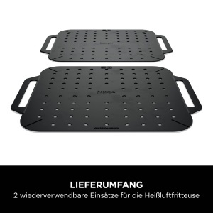 Set 2 Piese Accesorii Friteuza cu Aer Cald Ninja Dual Zone, Silicone, Hitzebestandig 240 C - Img 3