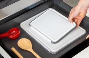 Set 2 Placi de Taiat KitchenAid Classic, 20x25cm si 35x28cm, Plastic BPA-Free - Img 5