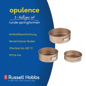Set 3 Forme de Copt Russell Hobbs Opulence, 162024 cm, Antiaderente - Img 2