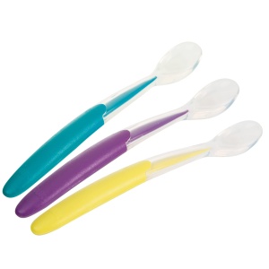 Set 3 linguri moi pentru bebelusi Nuk Easy Learning silicon fara BPA
