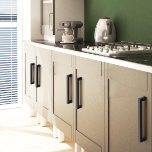 Set 30 manere mobilier VEVOR din otel inoxidabil finisaj mat distanta gaurilor 128 mm - Img 8