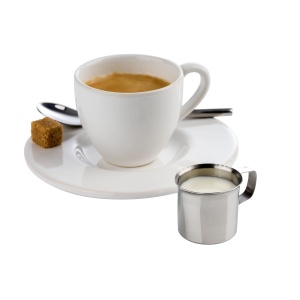Set 4 Canile pentru Cafea APS, 25 ml, Inox, Design Antiderapant - Img 2