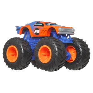 Set 4 Masini Monster Truck Hot Wheels 164 cu Roti Mari si Design Atractiv - Img 5