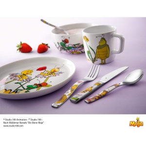 Set 4 Piese Tacamuri pentru Copii WMF Biene Maja, Cromargan, Spalare Automata - Img 2