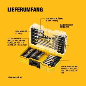 Set 40 biti DeWalt DT70702, ToughCase, 255089 mm, PHPZT - Img 9