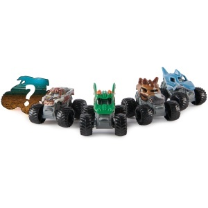 Set 5 Mini-Truck-uri Monster Jam, 187, cu detalii realiste, pentru copii 3 - Img 5