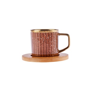 Set 6 Cesti Cafea Karaca Bambus 90 ml cu Suport pentru Cafea Turceasca - Img 11