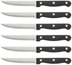 Set 6 Cutite pentru Friptura Lacor, Model 39061, Culoare Neagra