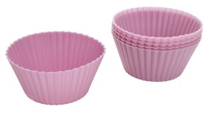 Set 6 forme pentru briose Zenker 43928 Candy O7cm roz rezistente