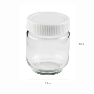 Set 7 Pahare Lacor 69244 Transparent cu Capac Filetat BPA-Free 190 ml - Img 2