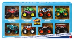 Set 8 Masini Hot Wheels Monster Trucks, 164, Diverse Figurine