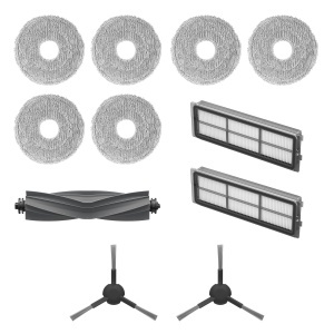 Set Accesorii Aspirator Robot Dreame L10s Pro Gen2Gen3 - 6 Mopuri, 2 Filtre, 2 Perii Laterale