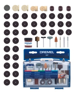 Set accesorii Dremel 687 pentru multifunctional, 14 piese, cutie depozitare