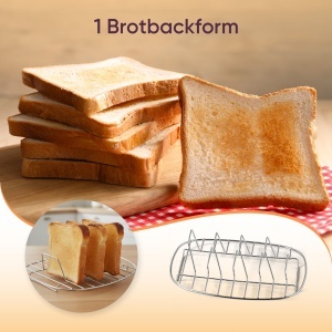 Set accesorii pentru friteuza cu aer cald COSORI, 3 piese, otel inoxidabil, BPA-free - Img 5