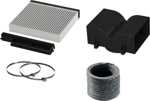 Set Accesorii pentru Hota Bosch DWZ1DX1I4, Filtru Carbon, 5 Piese, Made in Germany