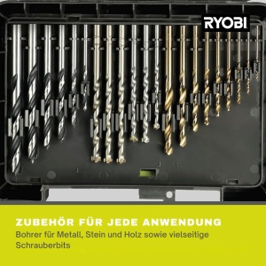 Set accesorii RYOBI RAK60DDF pentru gaurire si insurubare, 60 piese - Img 4