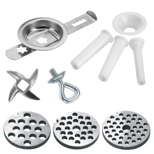 Set accesorii Westmark Wurstfulltrichter 4 piese pentru masina de tocat carne alb - Img 6