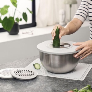 Set accesorii ZWILLING Fresh Save BOWLS, 5 piese, cu spritzschutz si reibeaufsatz - Img 6