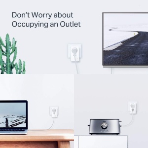 Set adaptoare TP-Link Powerline TL-PA7027P KIT (cu priza, 2x port Gigabit, Plug & Play, compatibil cu toate adaptoarele Powerline HomePlug AV/AV2, fara WLAN) - Img 6