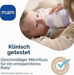 Set Anti-Colici MAM Easy Start 8 Biberonuri (130, 160, 260ml) Culoare Rosa - Img 3